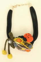 Handmade Fabric Ladybug Necklace | Mixtshop LLC
