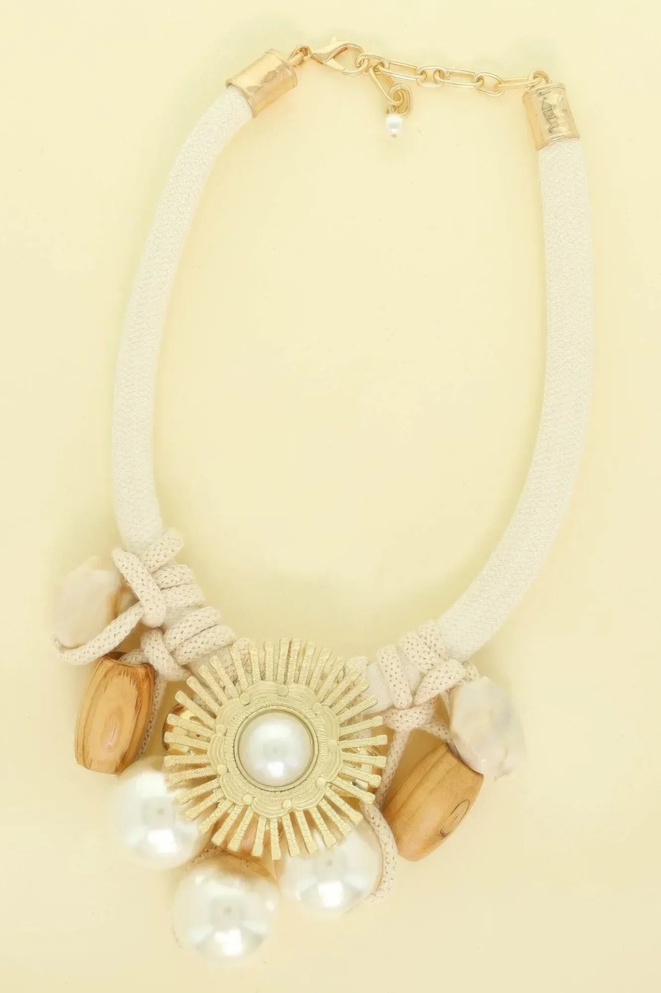 Handmade Fabric Flower Necklace | Mixtshop LLC