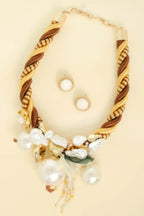 Handmade Flower Necklace Set | Mixtshop LLC