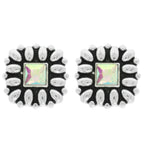 Western Floral Square Post Earrings | Mixtshop LLC