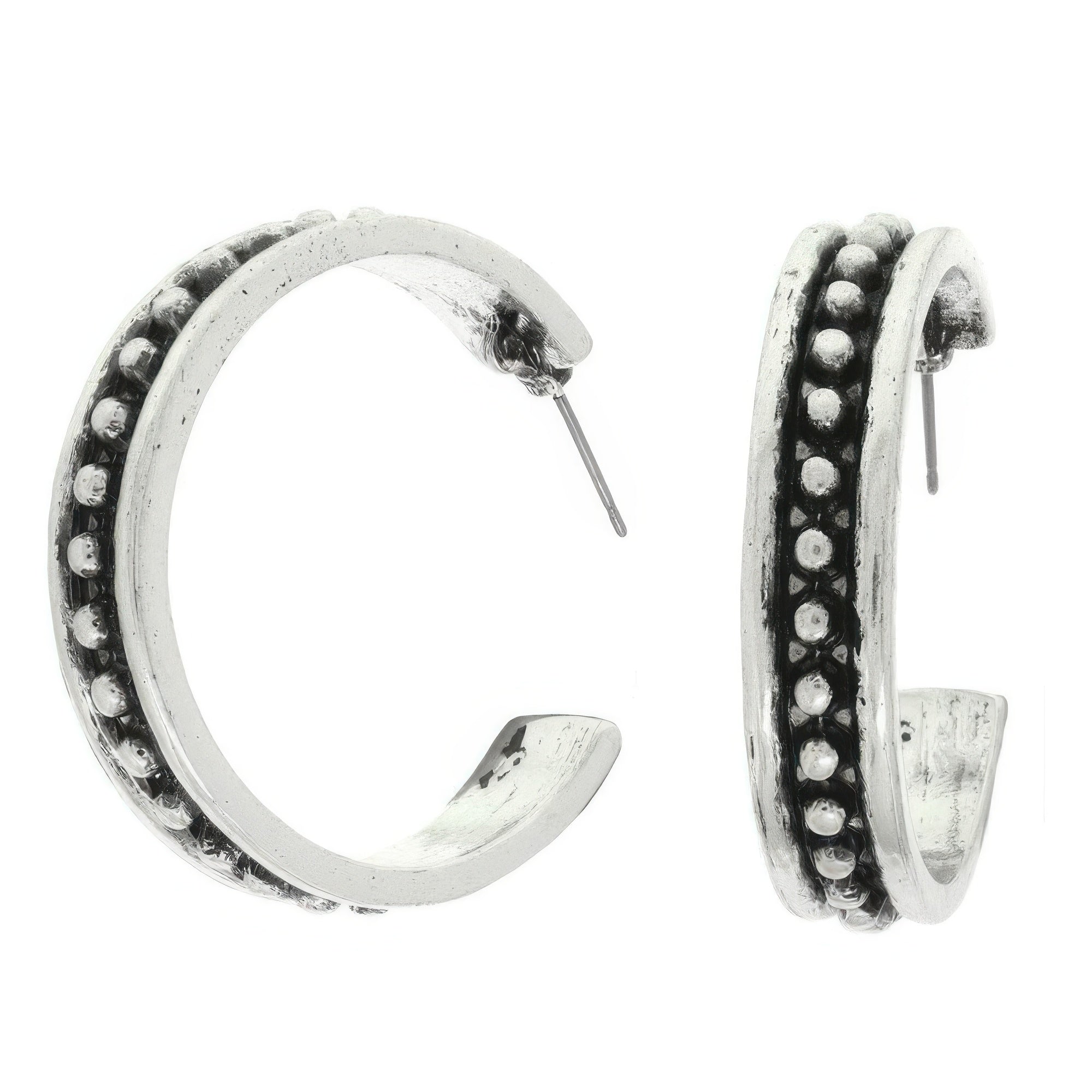 Western Bubble Hoop Earrings Secondary image