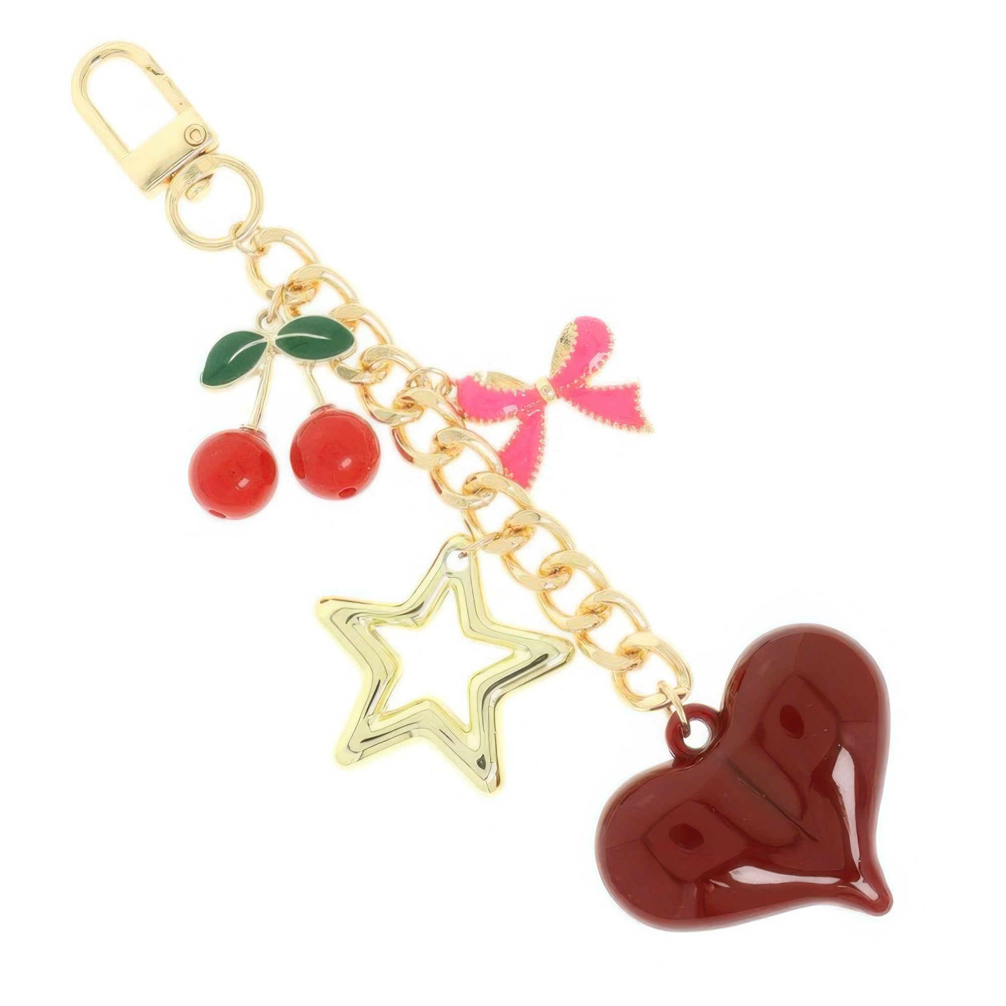 Sweetheart Theme Bag Charm Keychain Secondary image