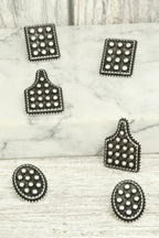 Western Theme Assorted 3 Pair Earring Set | Mixtshop LLC