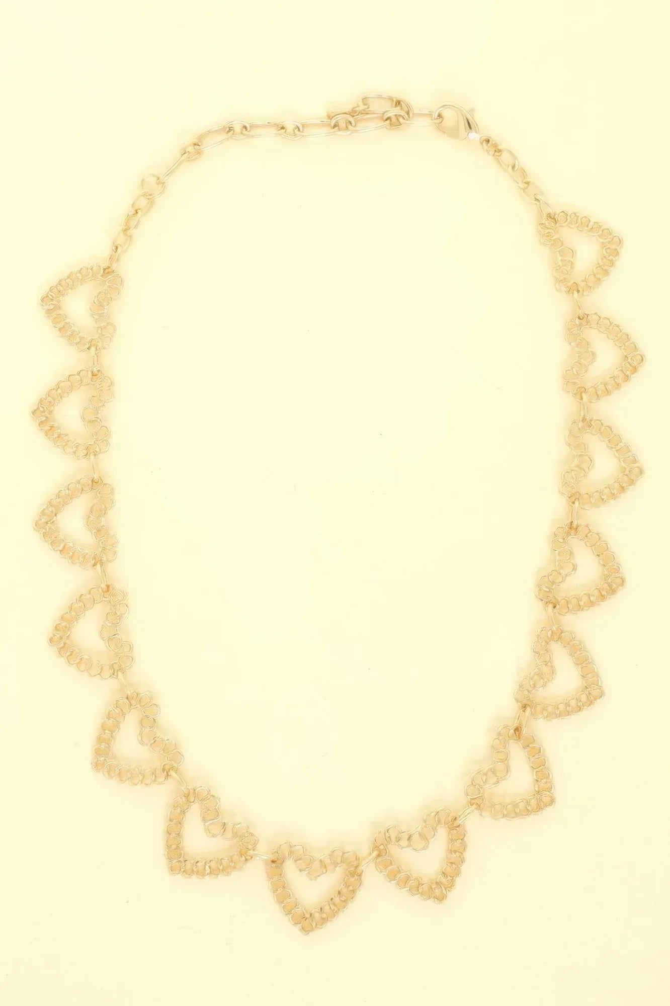 Heart Linked Charm Necklace | Mixtshop LLC Main image