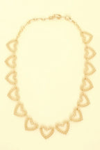 Heart Linked Charm Necklace | Mixtshop LLC