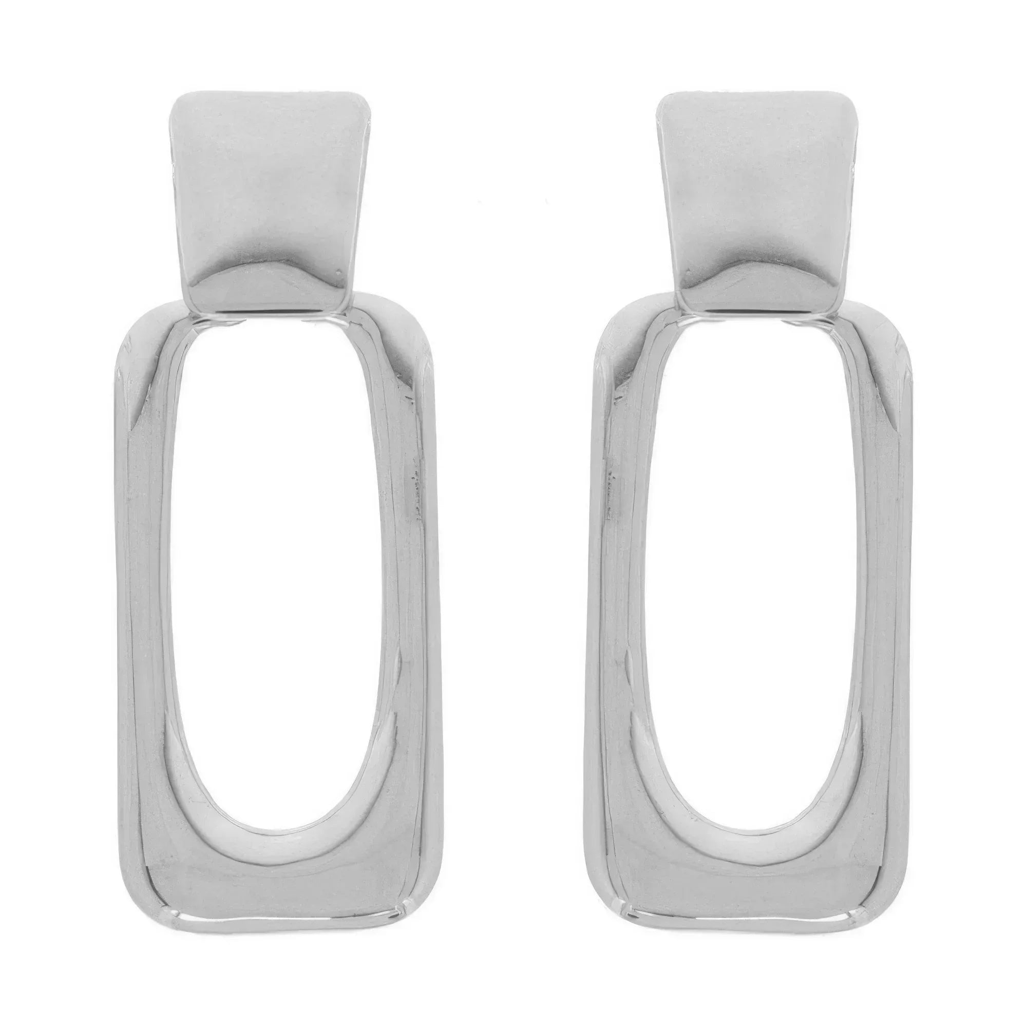 Rectangle Door Knocker Post Earrings | Mixtshop LLC