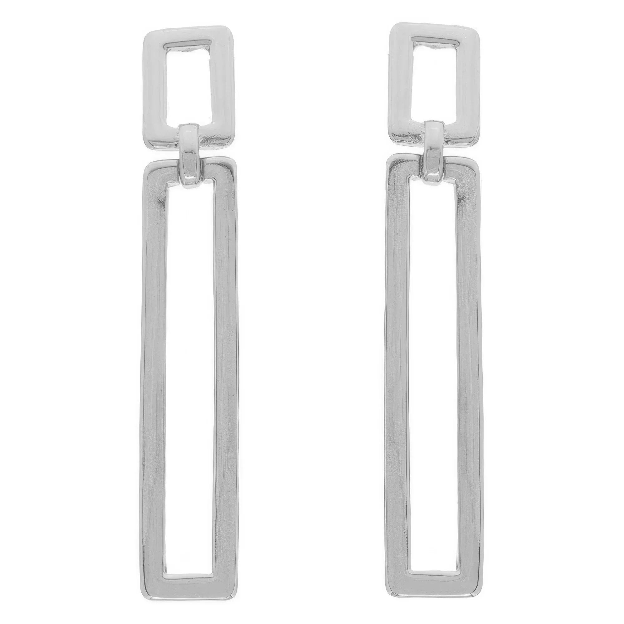 Rectangle Door Knocker Post Earrings Secondary image