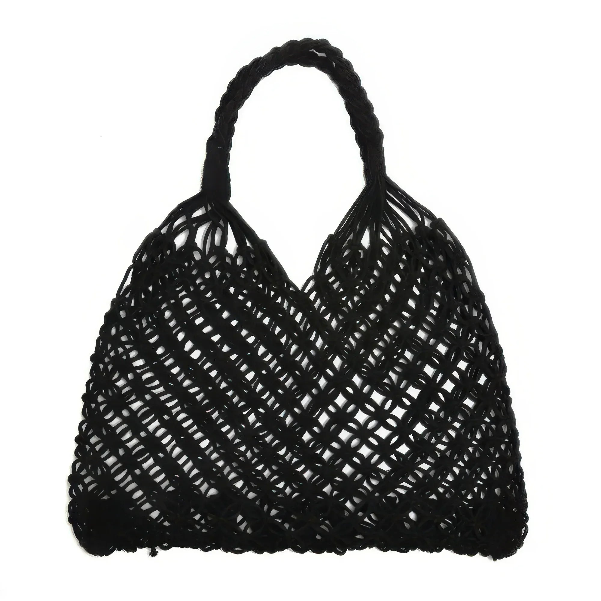 Straw Woven Shoulder Bag | Mixtshop LLC Main image