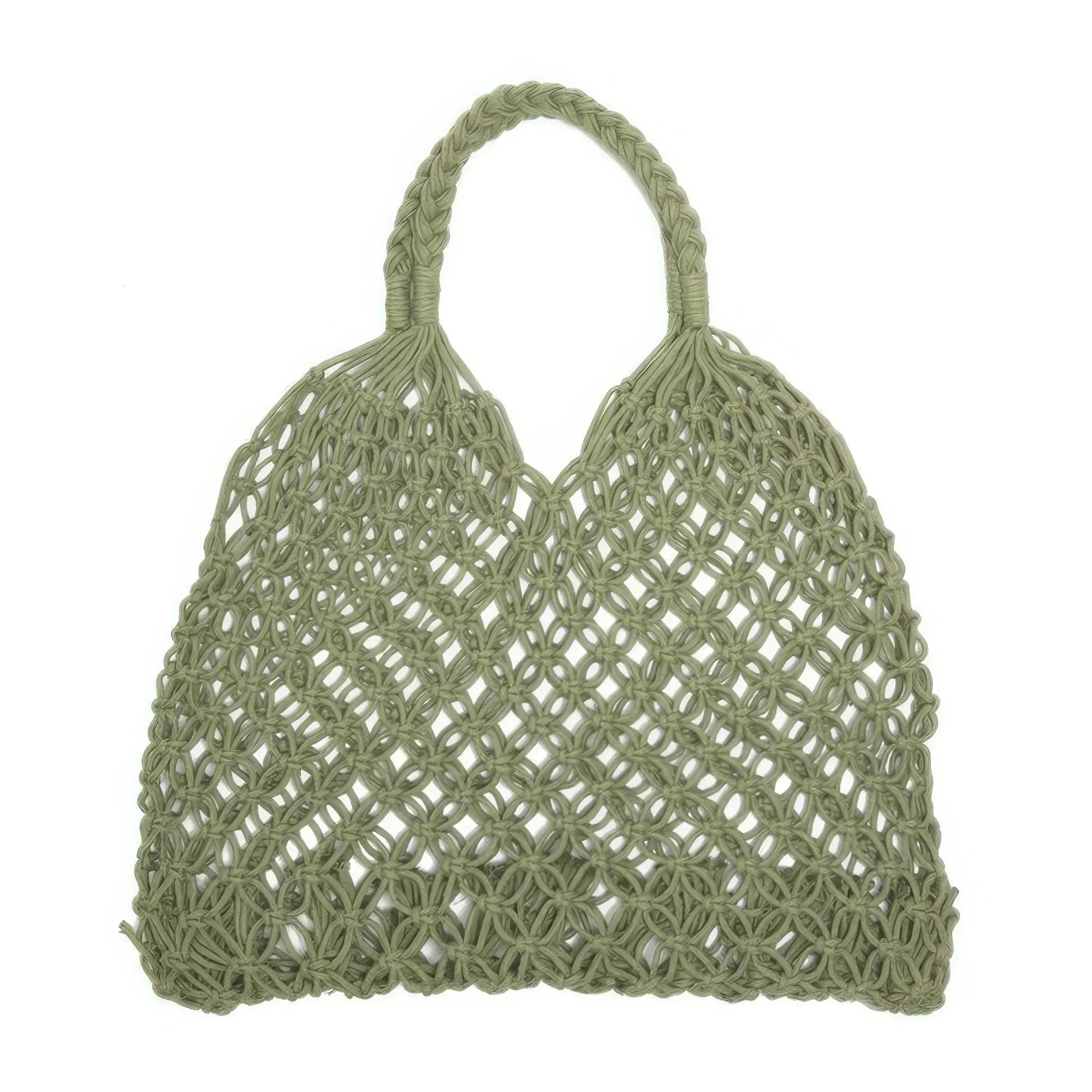 Straw Woven Shoulder Bag | Mixtshop LLC