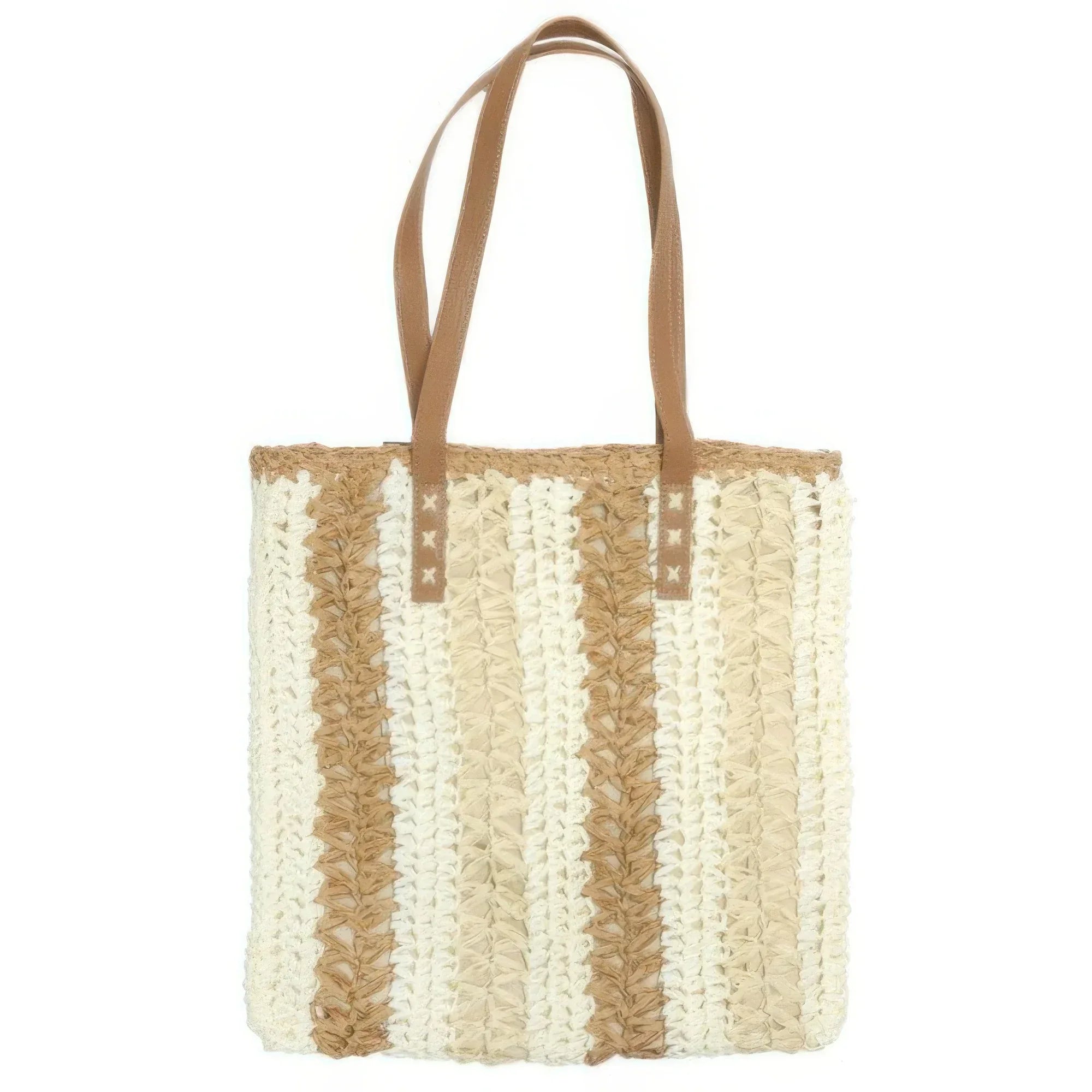 Straw Woven Shoulder Bag | Mixtshop LLC Main image