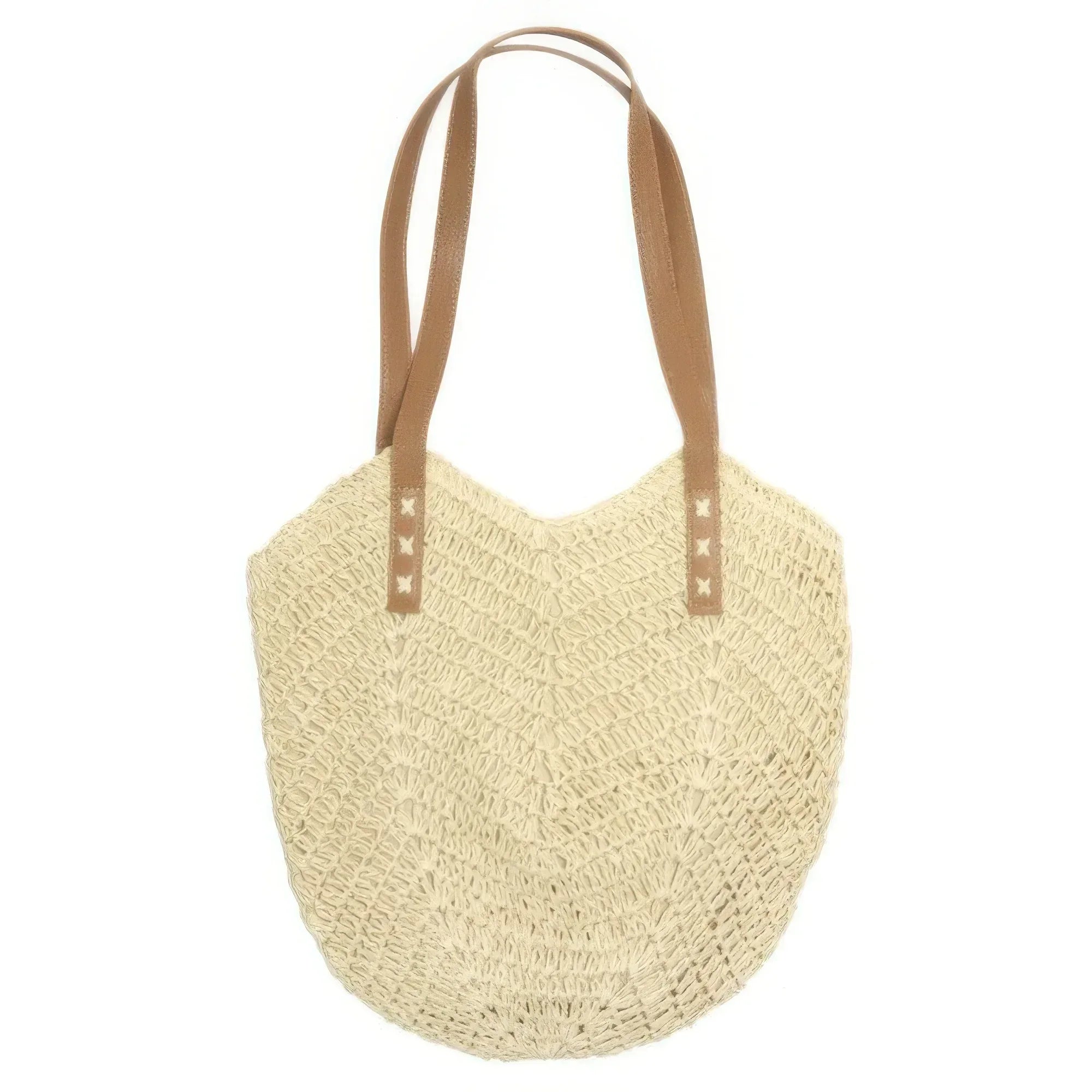 Straw Woven Shoulder Bag | Mixtshop LLC Main image
