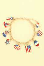 Americana Theme Charm Bracelet | Mixtshop LLC