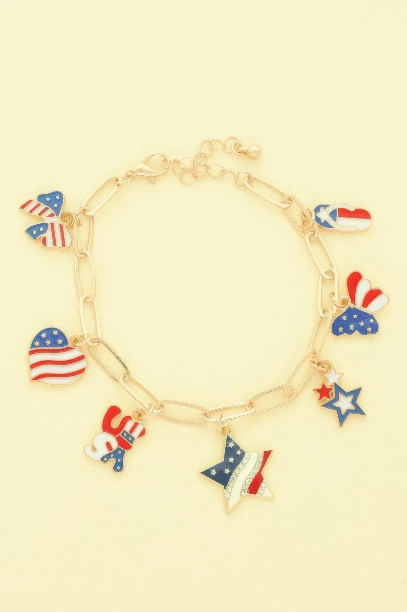 Americana Theme Charm Bracelet | Mixtshop LLC Main image