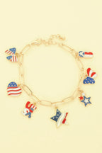 Americana Theme Charm Bracelet | Mixtshop LLC