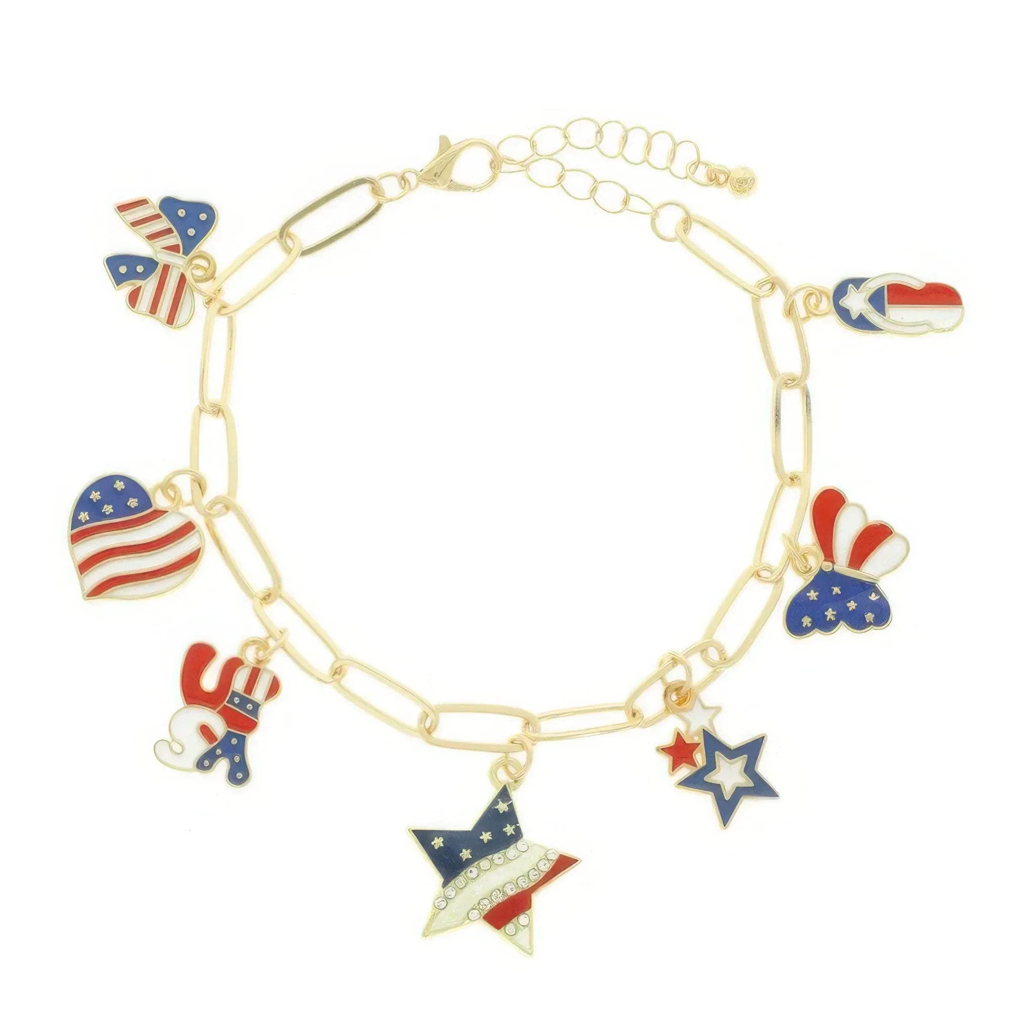 Americana Theme Charm Bracelet Secondary image