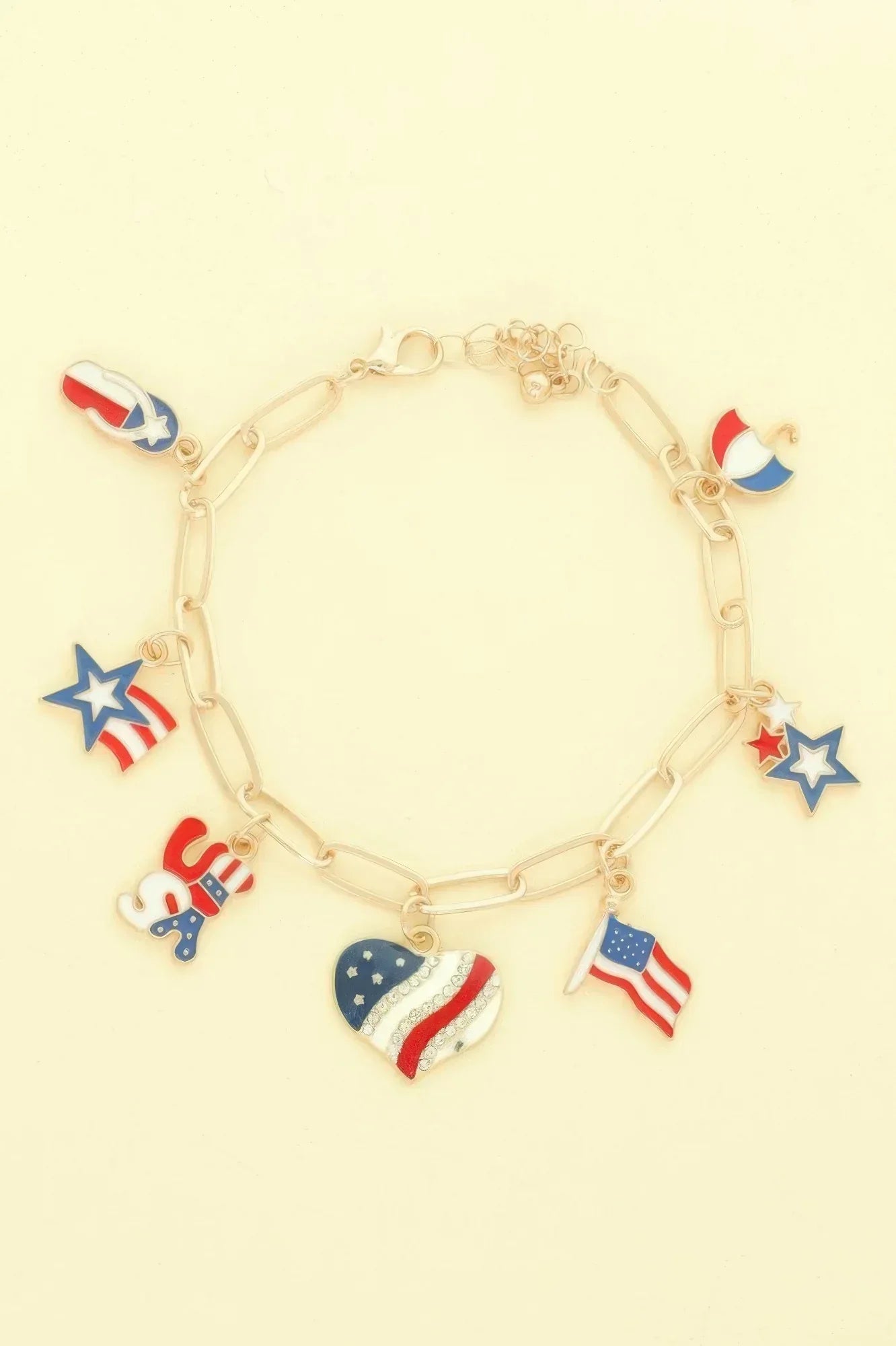 Americana Theme Charm Bracelet | Mixtshop LLC
