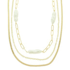 Multi Strand Baroque Pearl Necklace | Mixtshop LLC