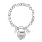 Heart Charm Toggle Chain Bracelet | Mixtshop LLC