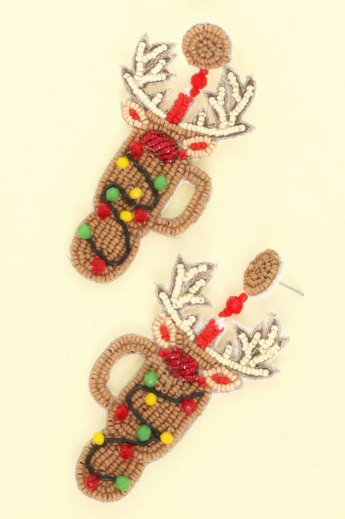Christmas Rudolph's Cup Post Earrings | Mixtshop LLC Main image