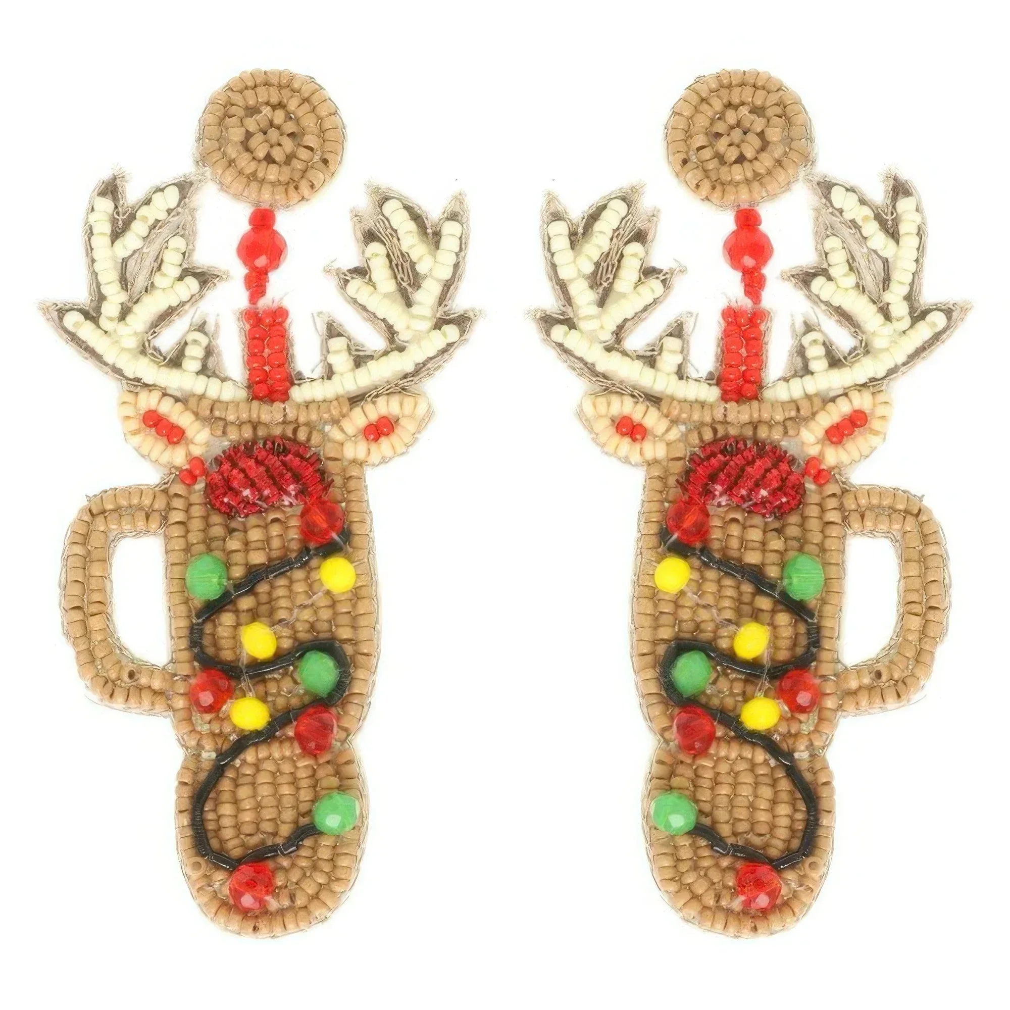 Christmas Rudolph's Cup Post Earrings Secondary image
