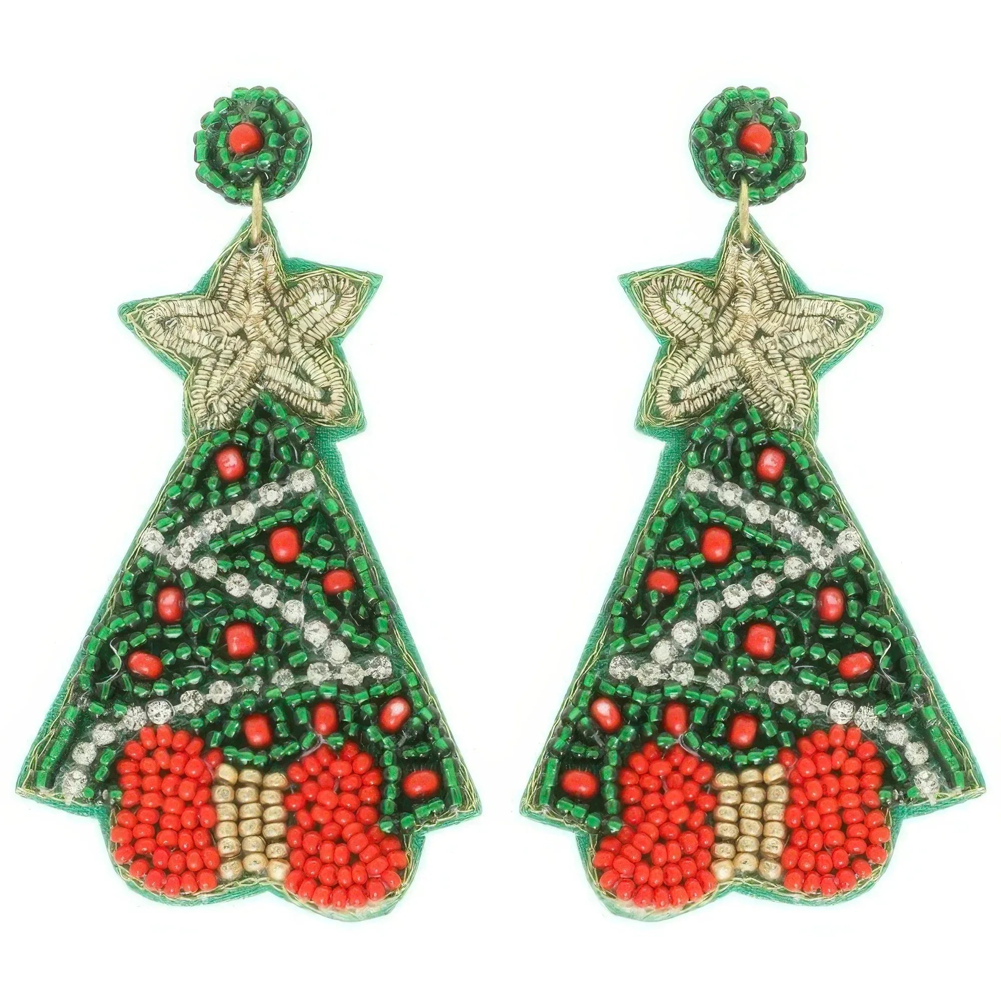 Christmas Tree Post Earrings Secondary image
