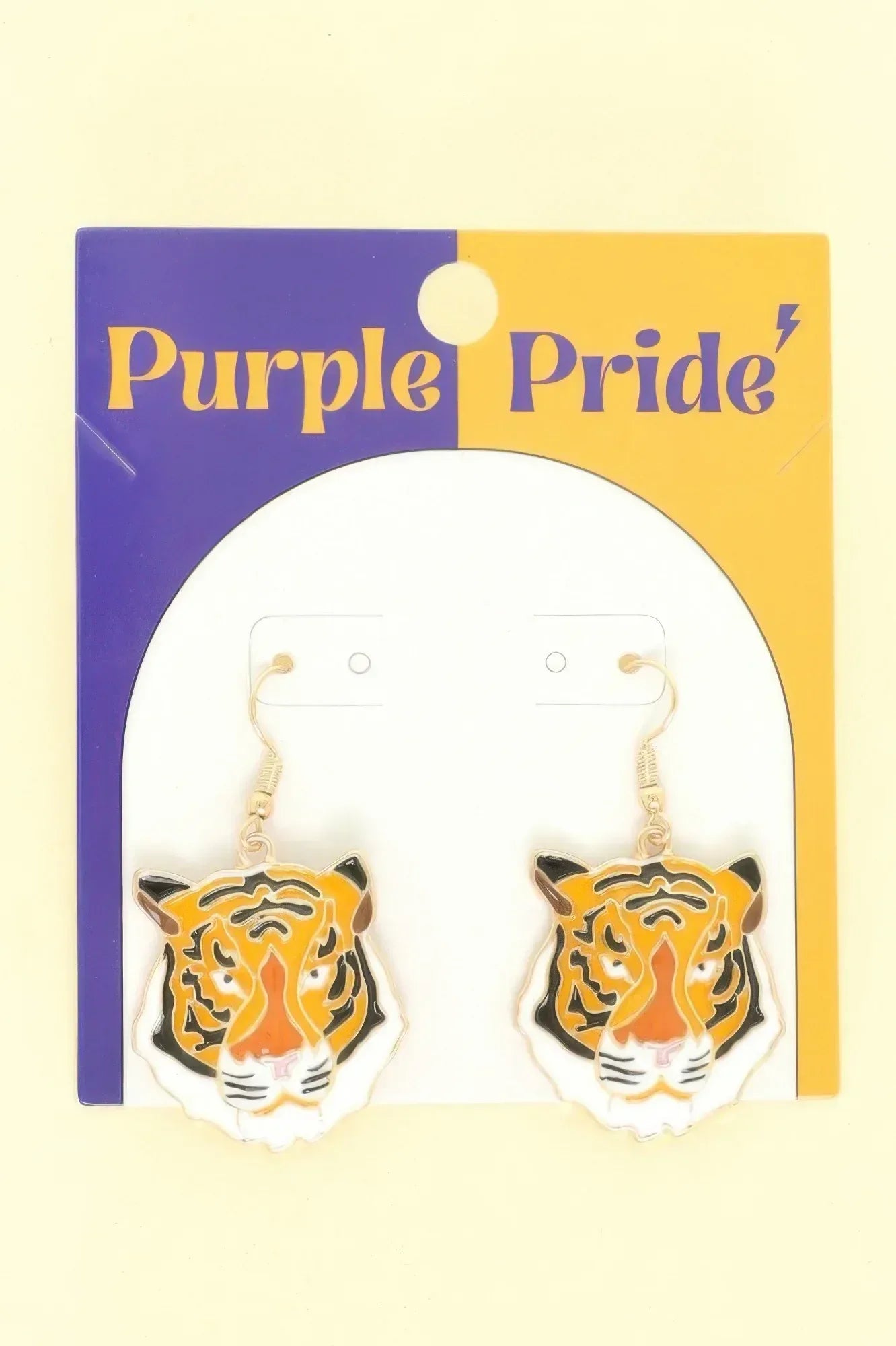 Game Day Tiger Dangle Earrings | Mixtshop LLC
