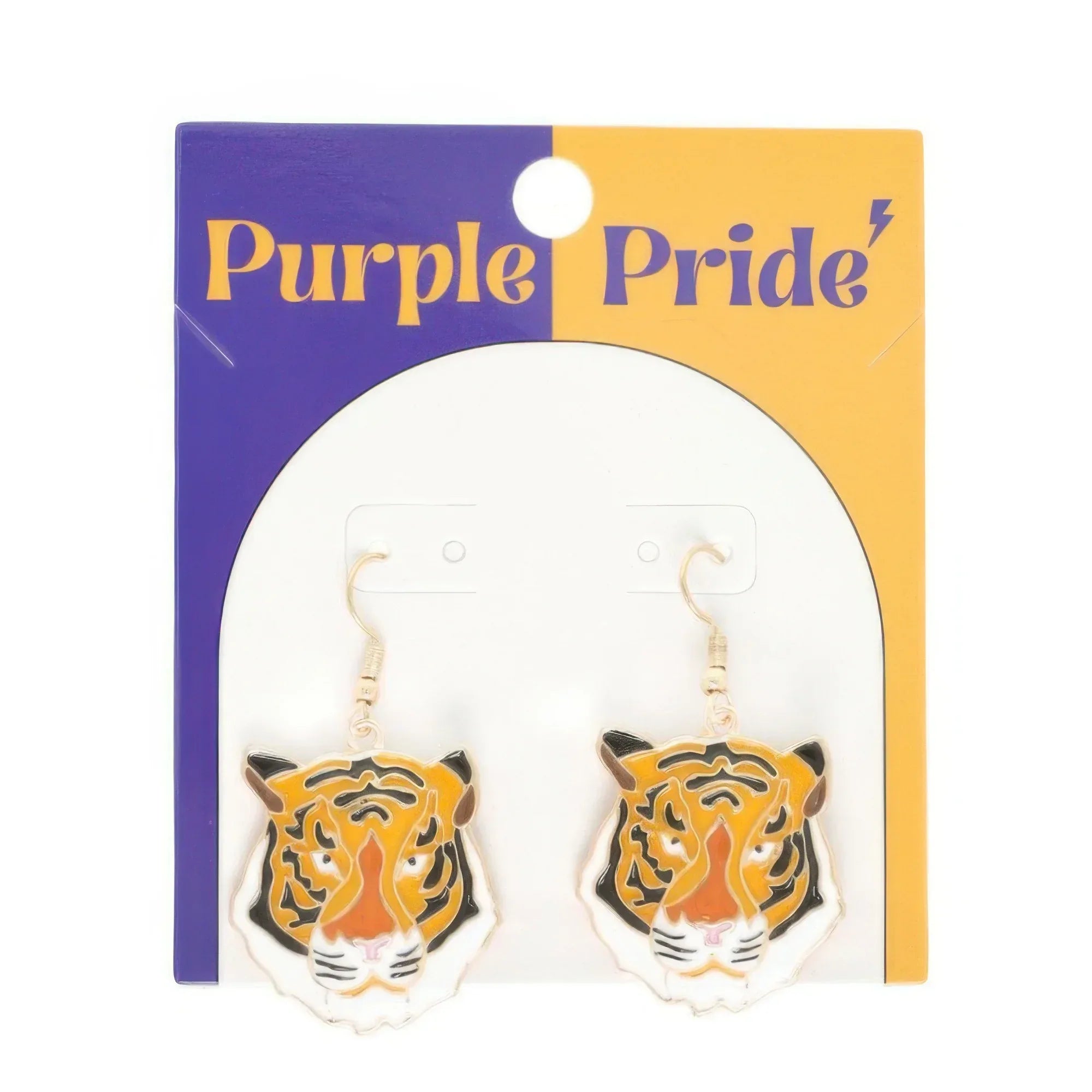 Game Day Tiger Dangle Earrings | Mixtshop LLC