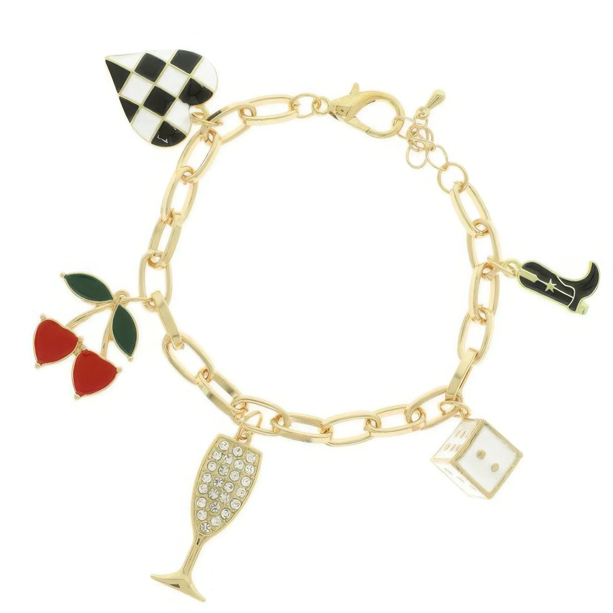 Luxury Theme Charm Bracelet Secondary image
