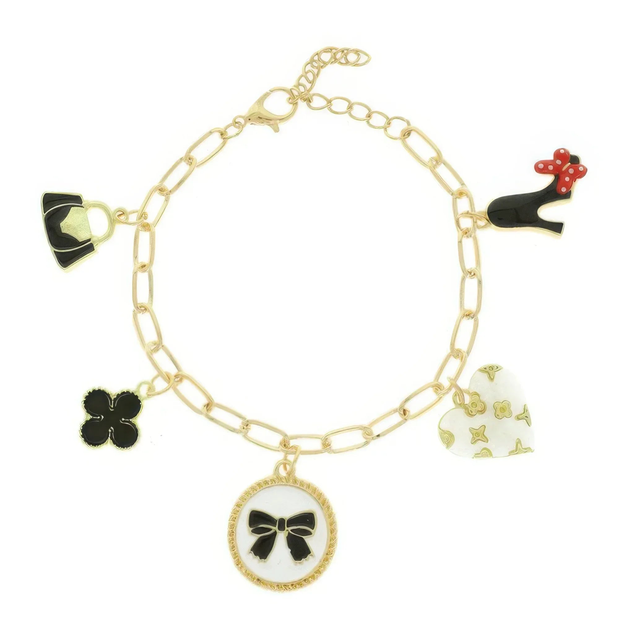 Fashionista Theme Charm Bracelet | Mixtshop LLC