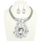 African Inspired Spiral Amulet Necklace Set | Mixtshop LLC