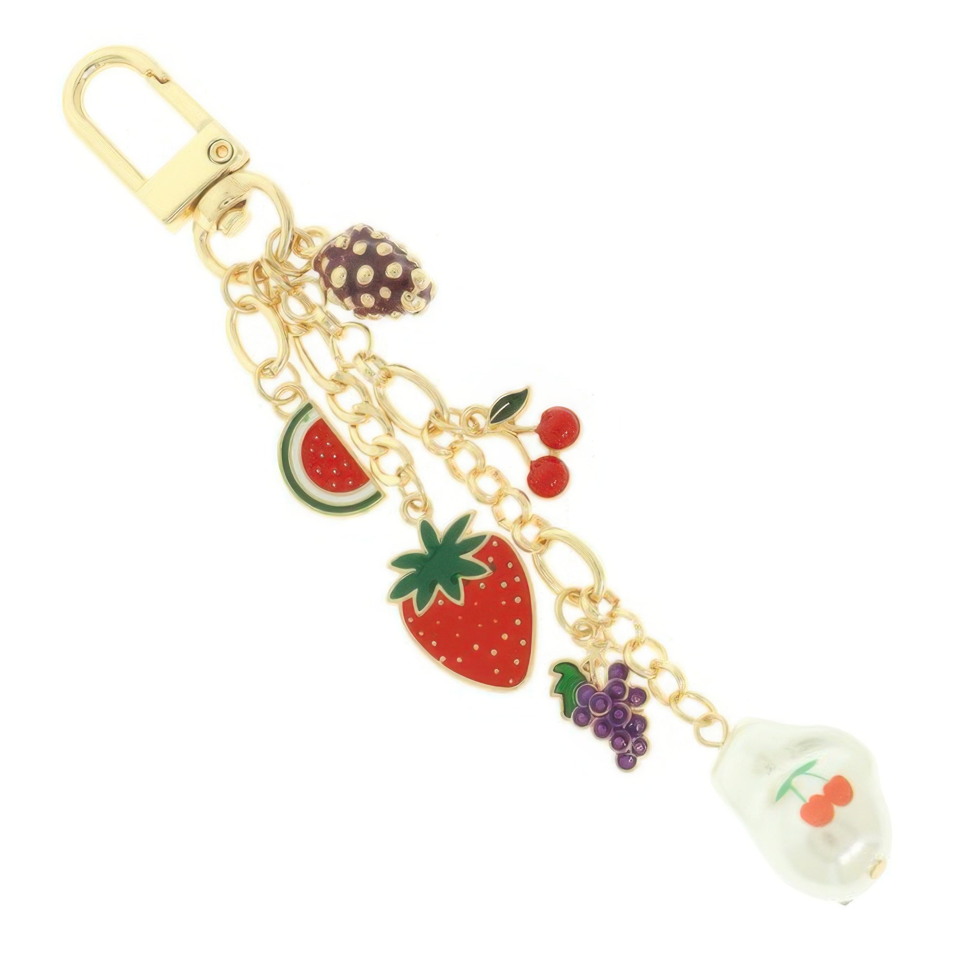 Fruit Theme Bag Charm Keychain Secondary image