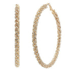 Cz Pave Tube Hoop Earrings | Mixtshop LLC
