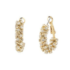 Cz Pave Tube Hoop Earrings | Mixtshop LLC