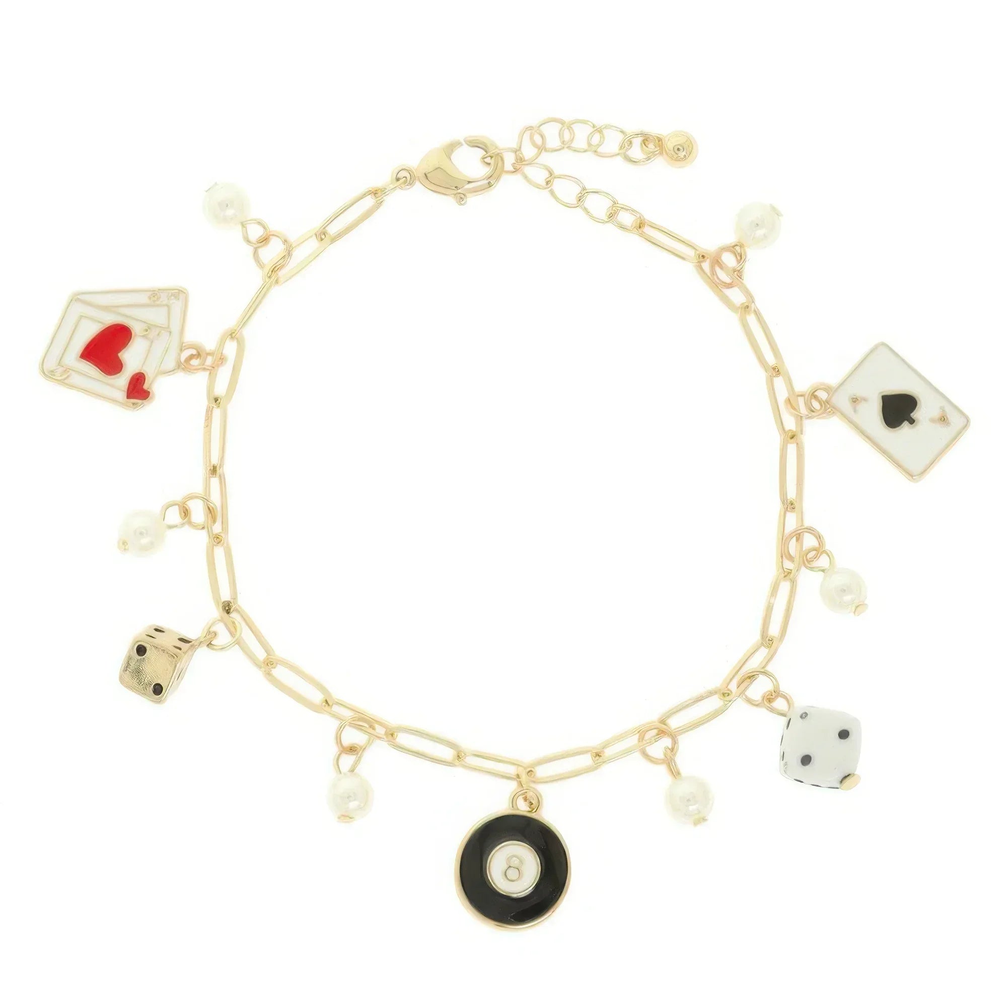 Game Night Theme Charm Bracelet Secondary image