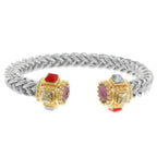 Twisted Cuff Jeweled Ends Bracelet | Mixtshop LLC