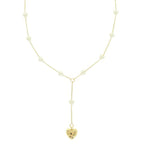 Heart Pendant Pearl Bead Necklace | Mixtshop LLC