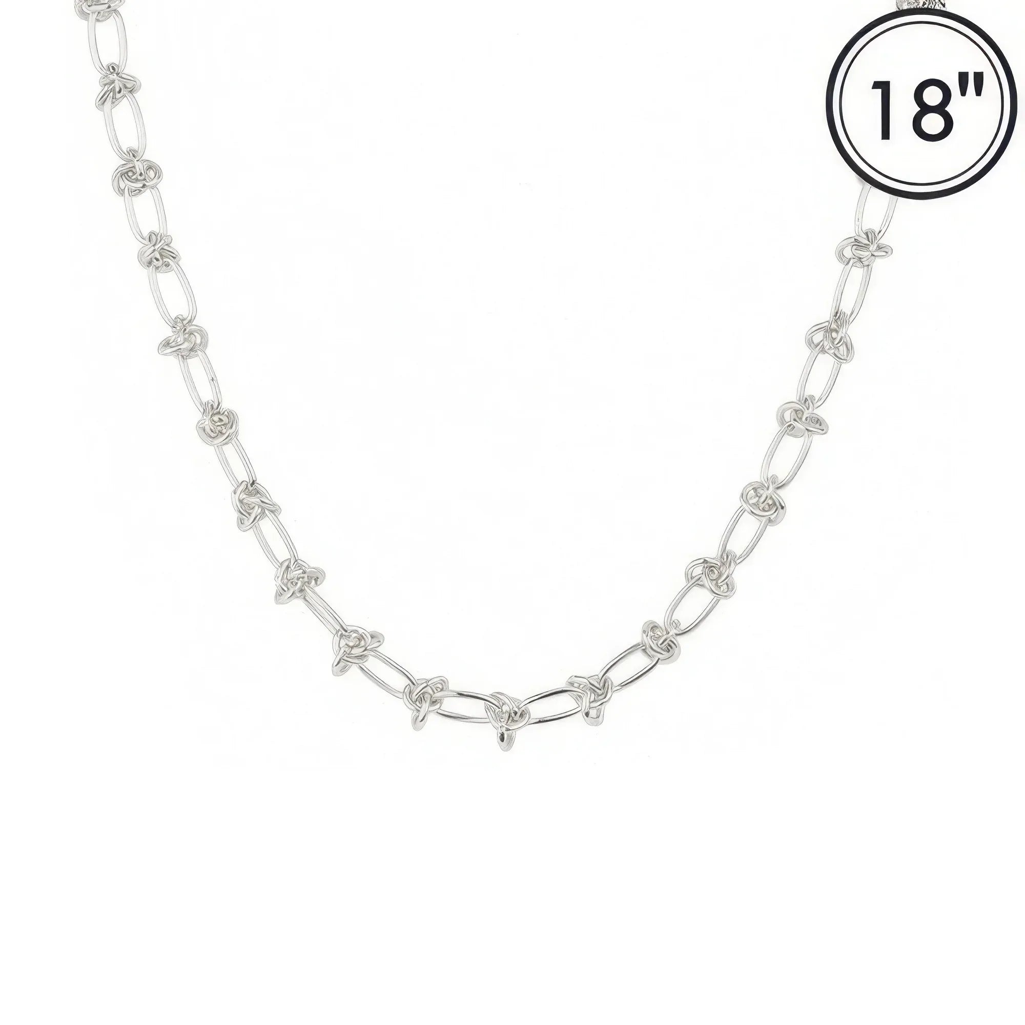 Borromean Knot Chain Necklace Secondary image