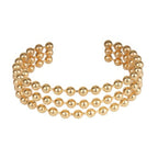Multi-row Ball Chain Cuff Bracelet | Mixtshop LLC