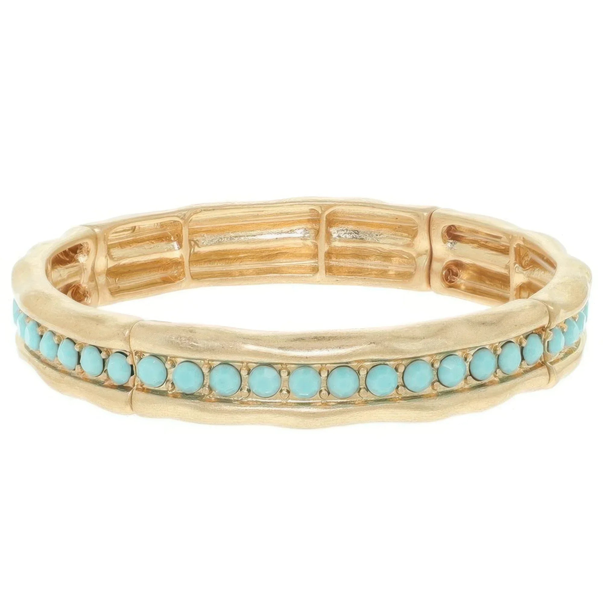Hammered Channel-set Bracelet | Mixtshop LLC