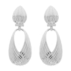 Ridged Teardrop Post Earrings | Mixtshop LLC