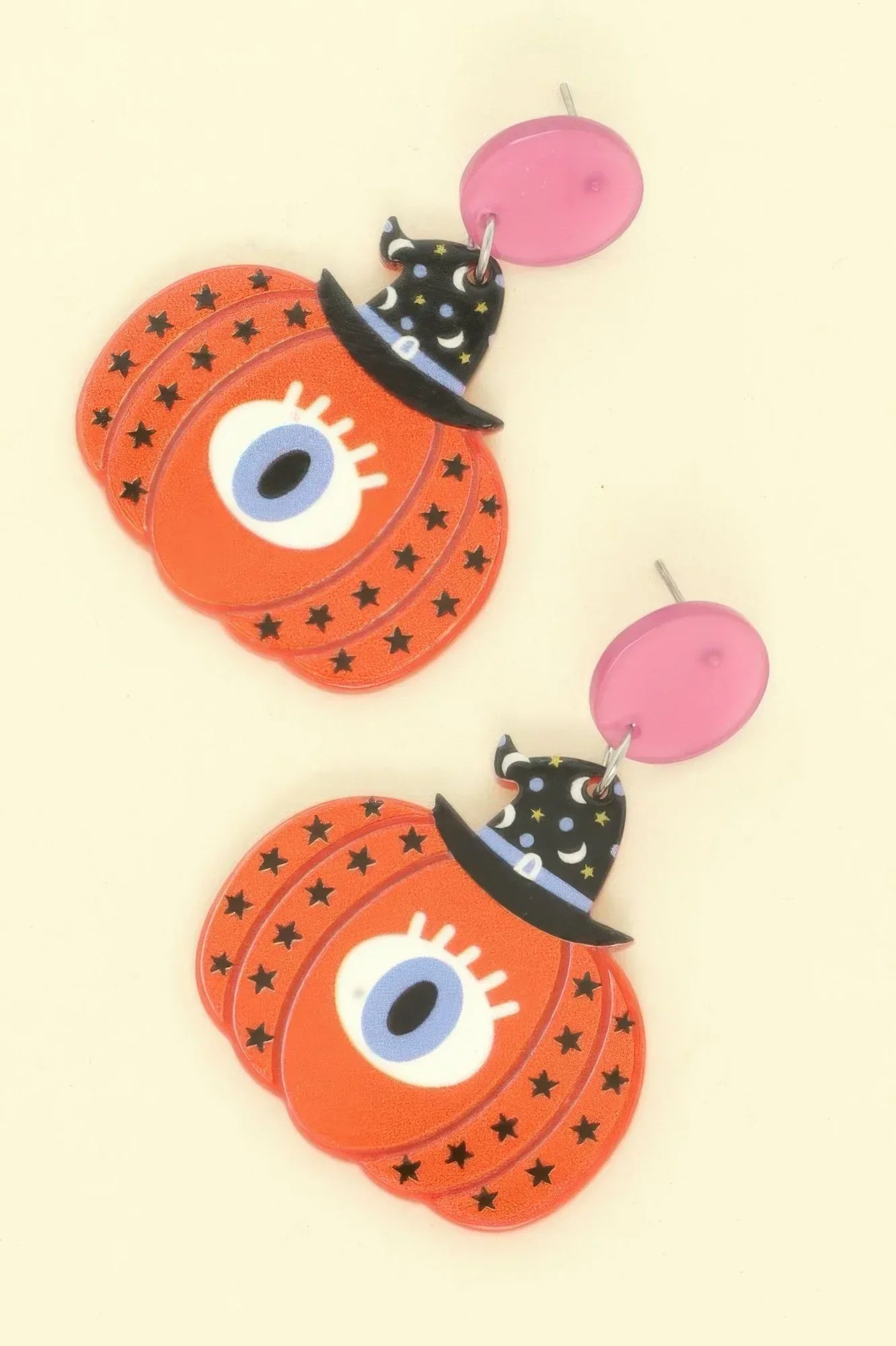 Halloween Bewitched Pumpkin Earrings | Mixtshop LLC Main image