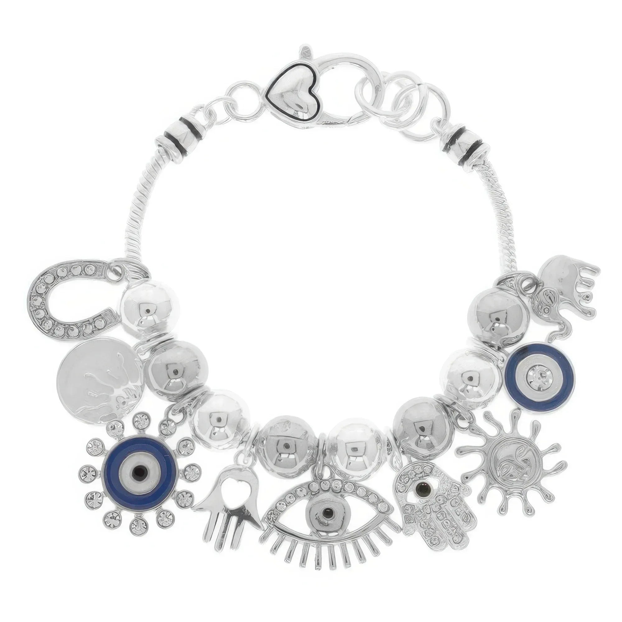 Multicharm Evil Eye Bracelet | Mixtshop LLC Main image