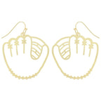 Game Day Style Baseball Glove Wire Earrings | Mixtshop LLC
