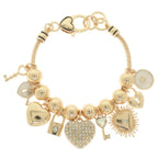Key And Lock Charm Bracelet | Mixtshop LLC