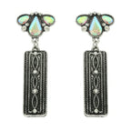 Western Jeweled Bar Dangle Concho Earrings | Mixtshop LLC