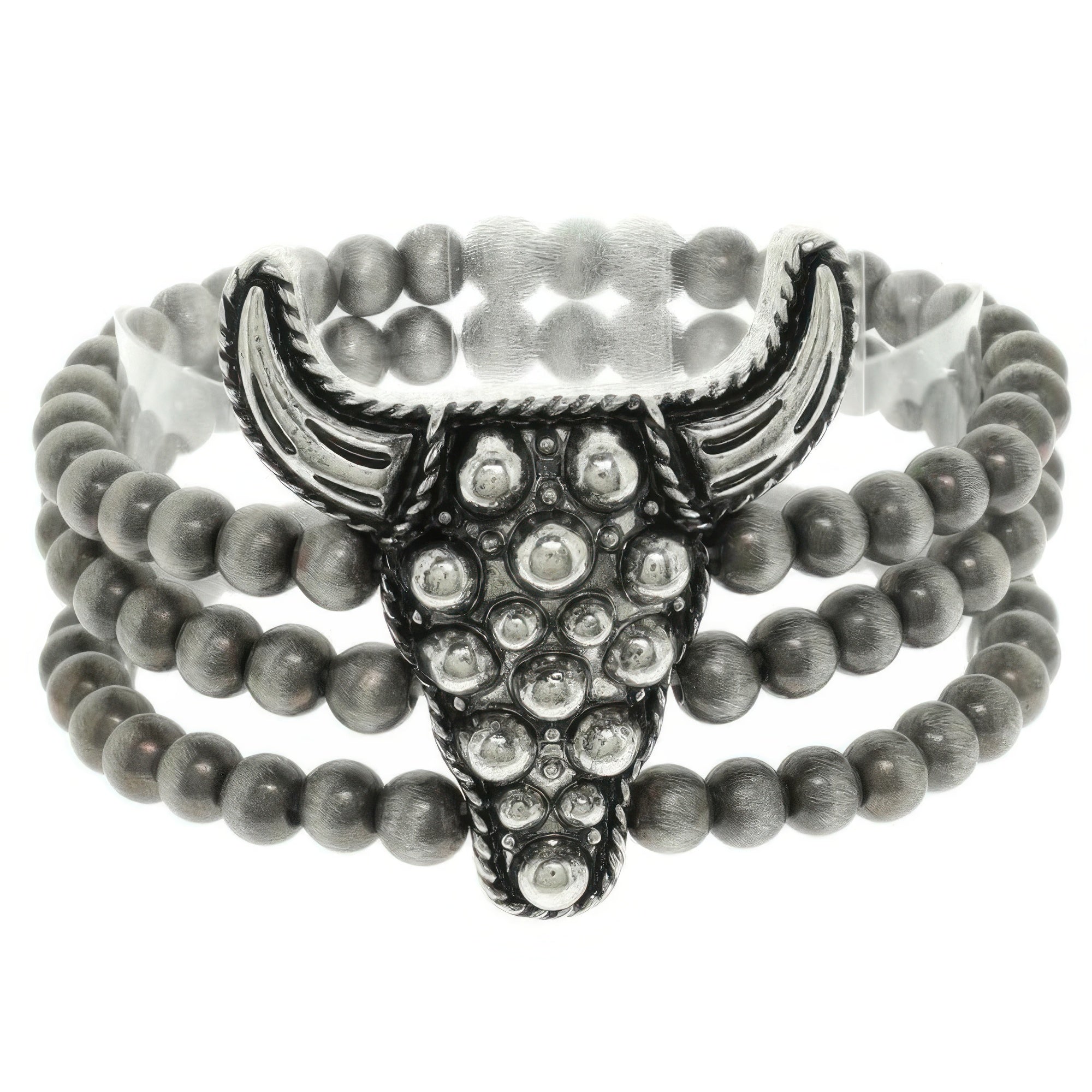 Western Bubble Steerhead Bead Bracelet Secondary image