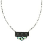 Western Jeweled Bar Concho Pendant Necklace | Mixtshop LLC