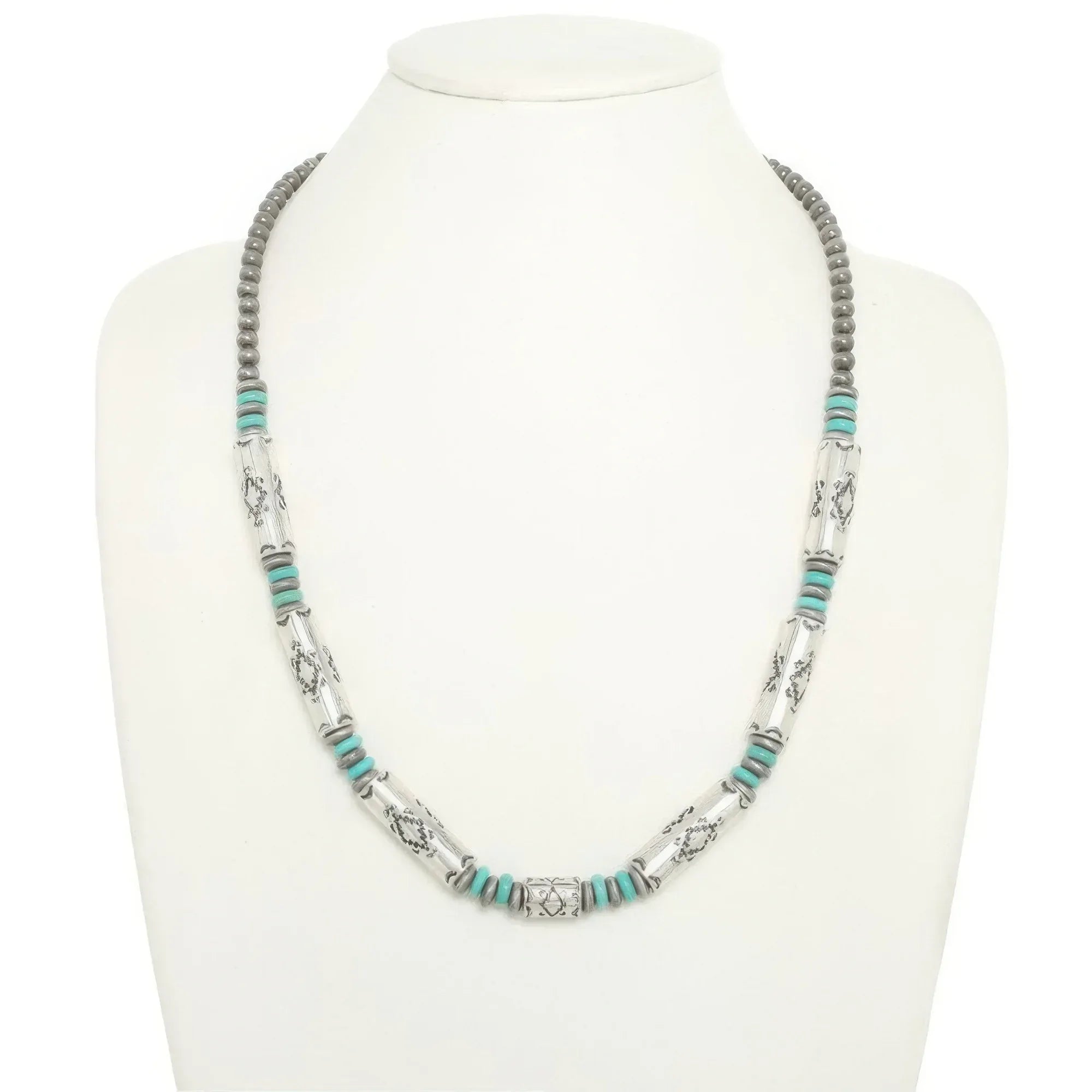 Western Theme Navajo Barrel Bead Necklace | Mixtshop LLC
