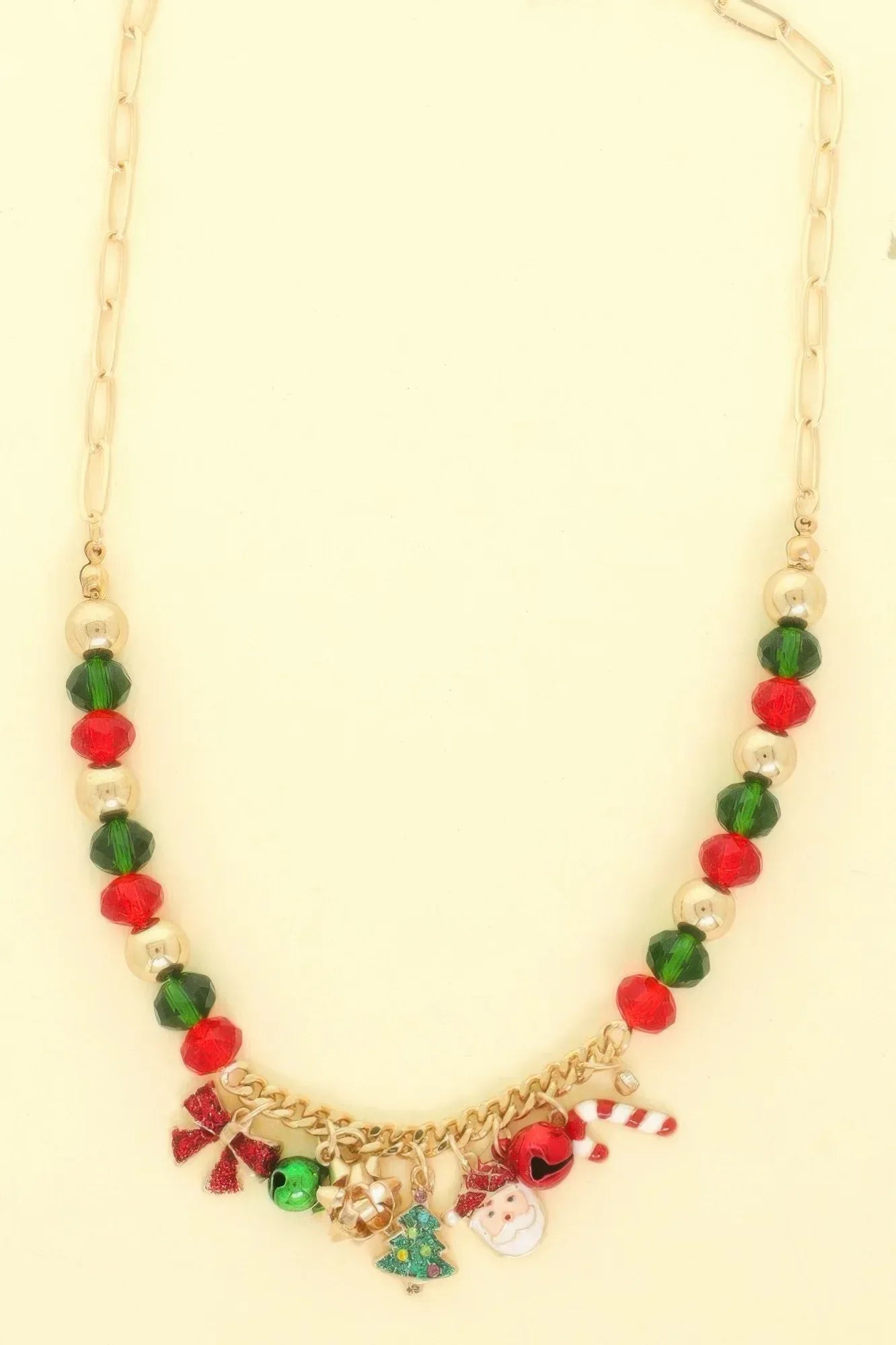 Christmas Multi Charm Necklace | Mixtshop LLC Main image