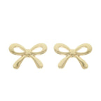 Short Tail Bow Ribbon Post Earrings | Mixtshop LLC